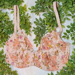 peaches & cream lacey bra